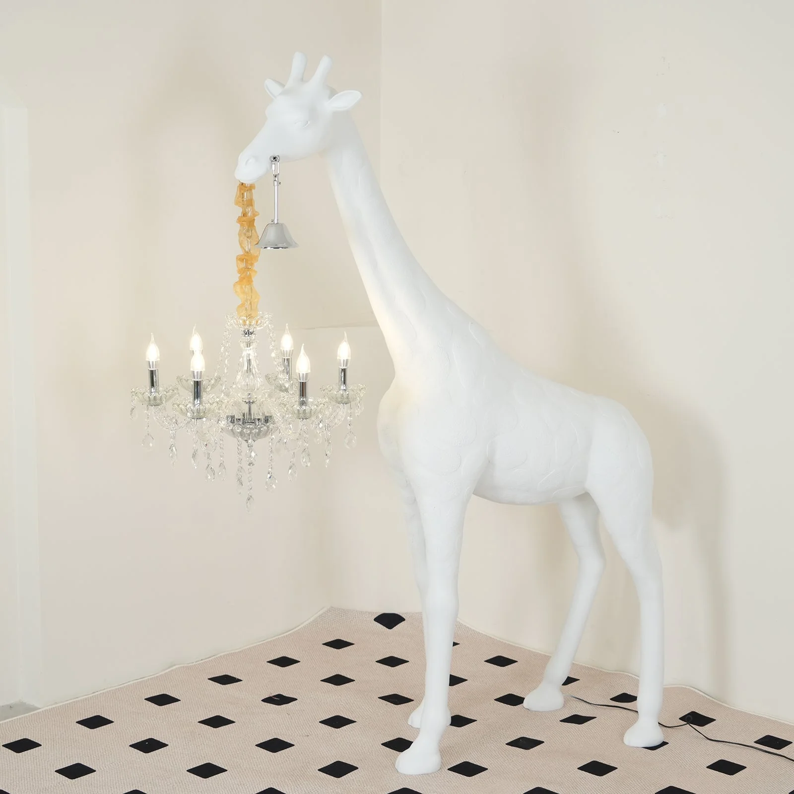 Giraffe Sculpture Floor Lamp - Image 44