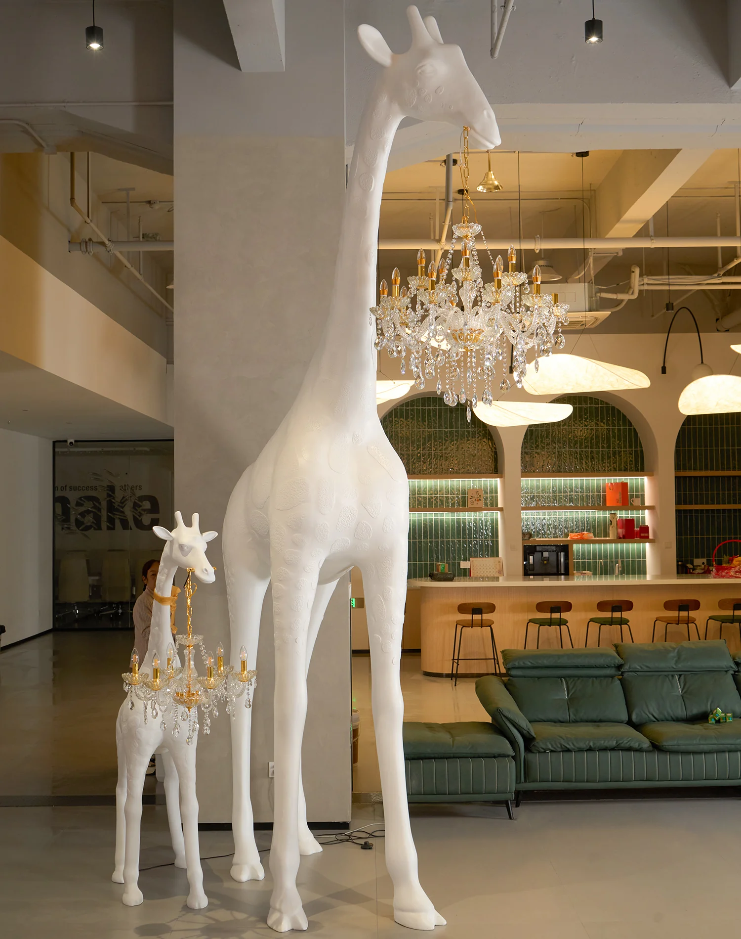 Giraffe Sculpture Floor Lamp - Image 52