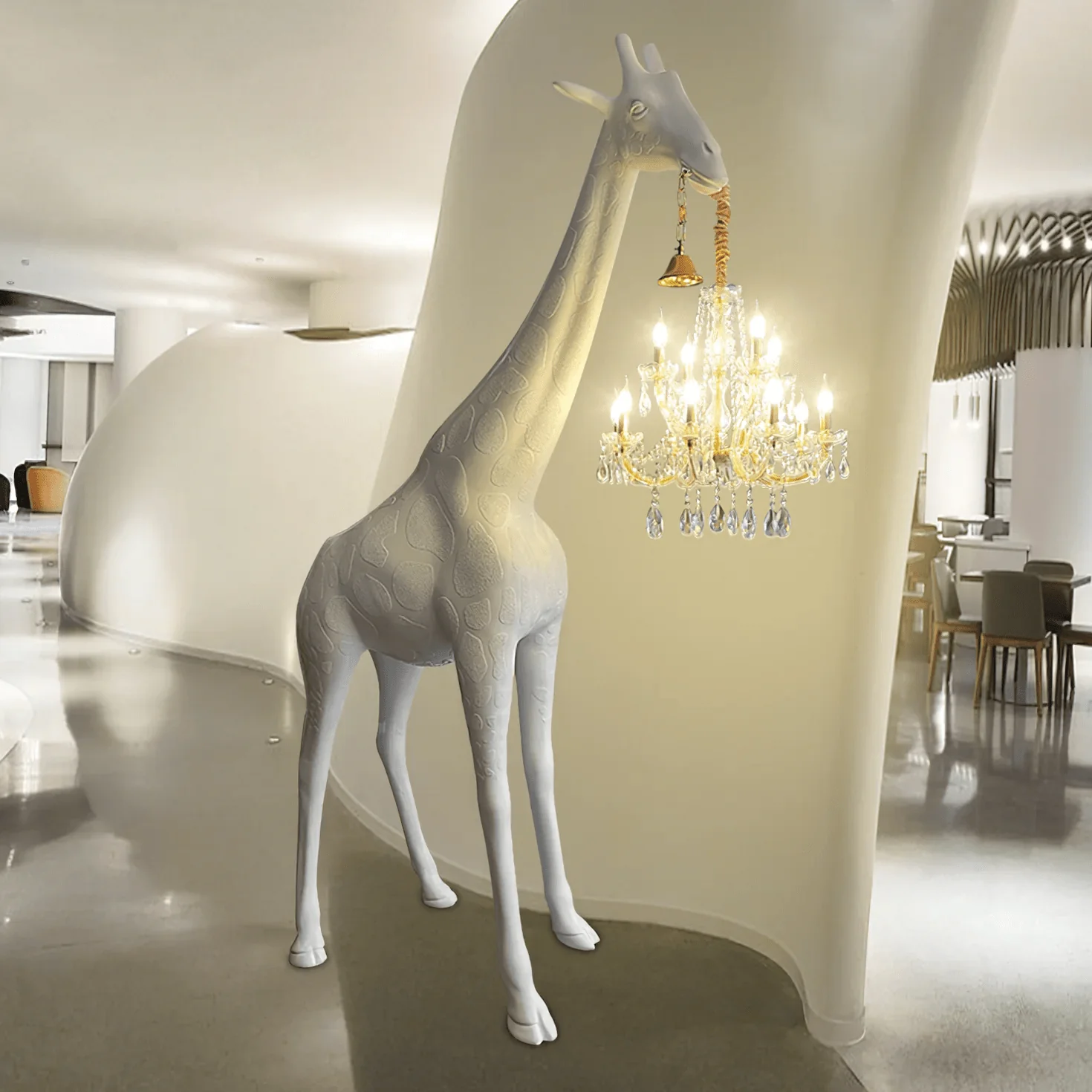 Giraffe Sculpture Floor Lamp - Image 58