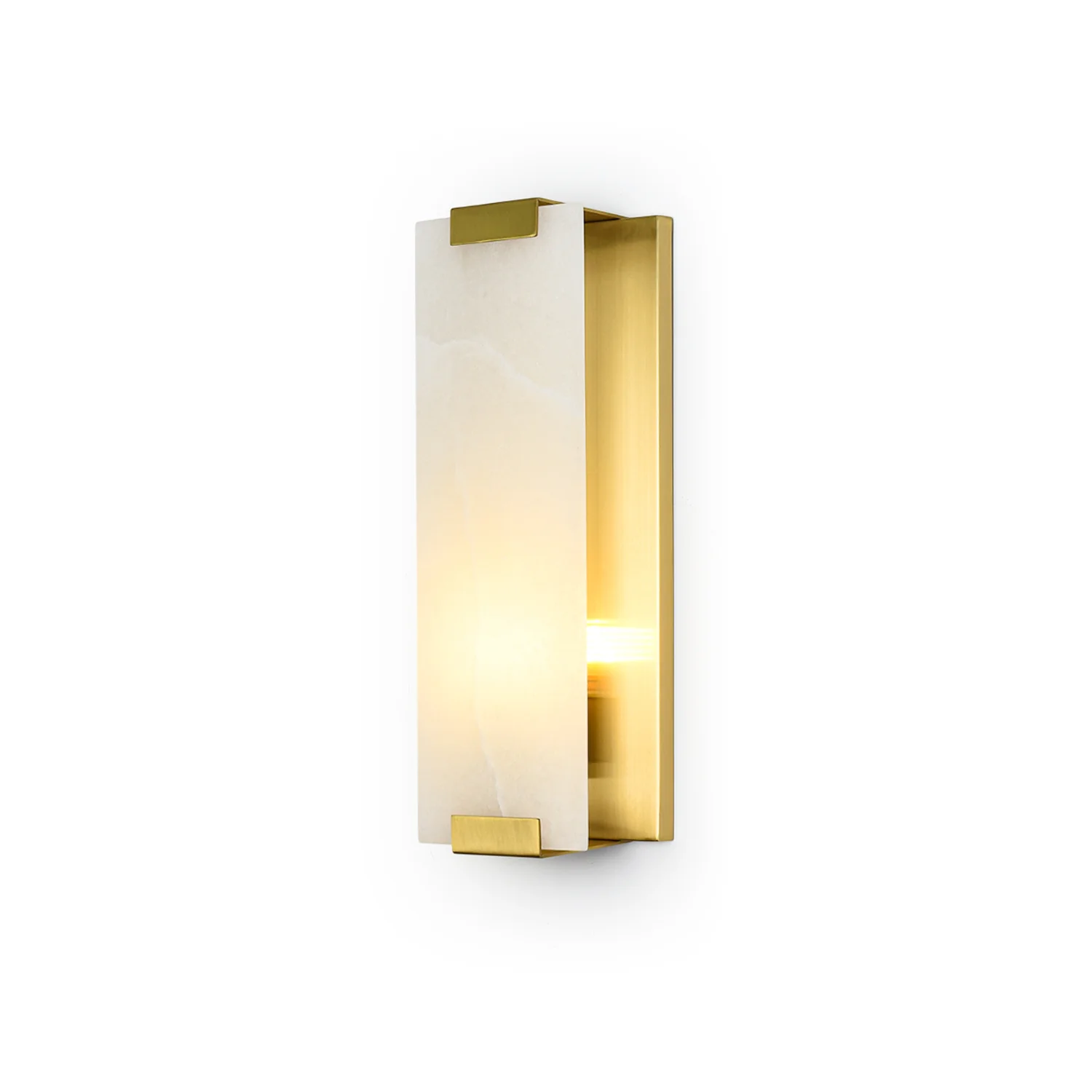 Glacier Aura Alabaster Wall Lamp - Image 7
