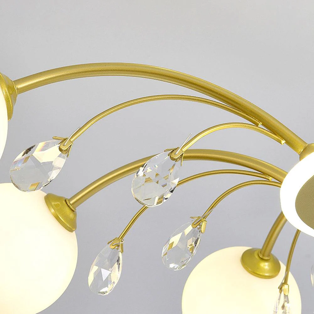 Glamorous Glass Raindrop Chandeliers - Image 11