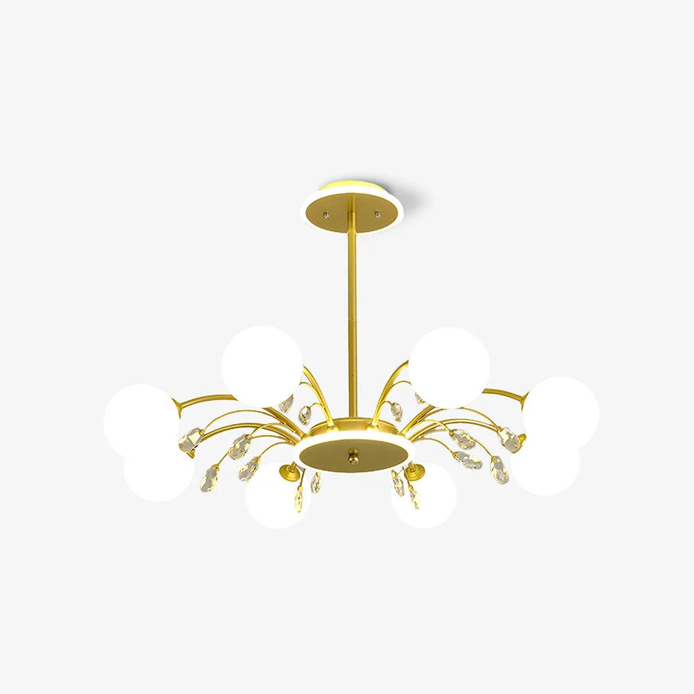 Glamorous Glass Raindrop Chandeliers - Image 13