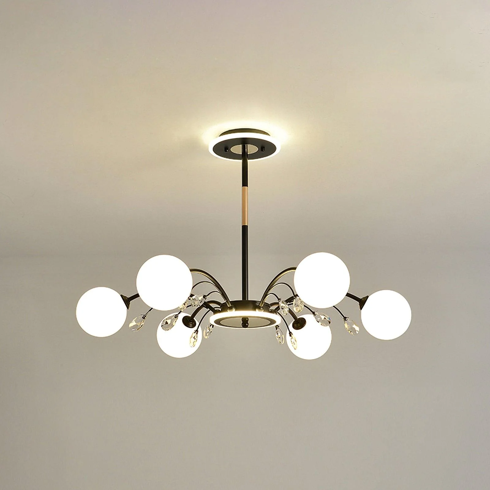 Glamorous Glass Raindrop Chandeliers - Image 14
