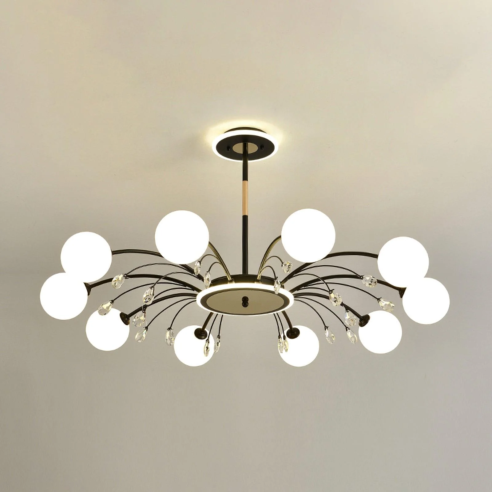 Glamorous Glass Raindrop Chandeliers - Image 16
