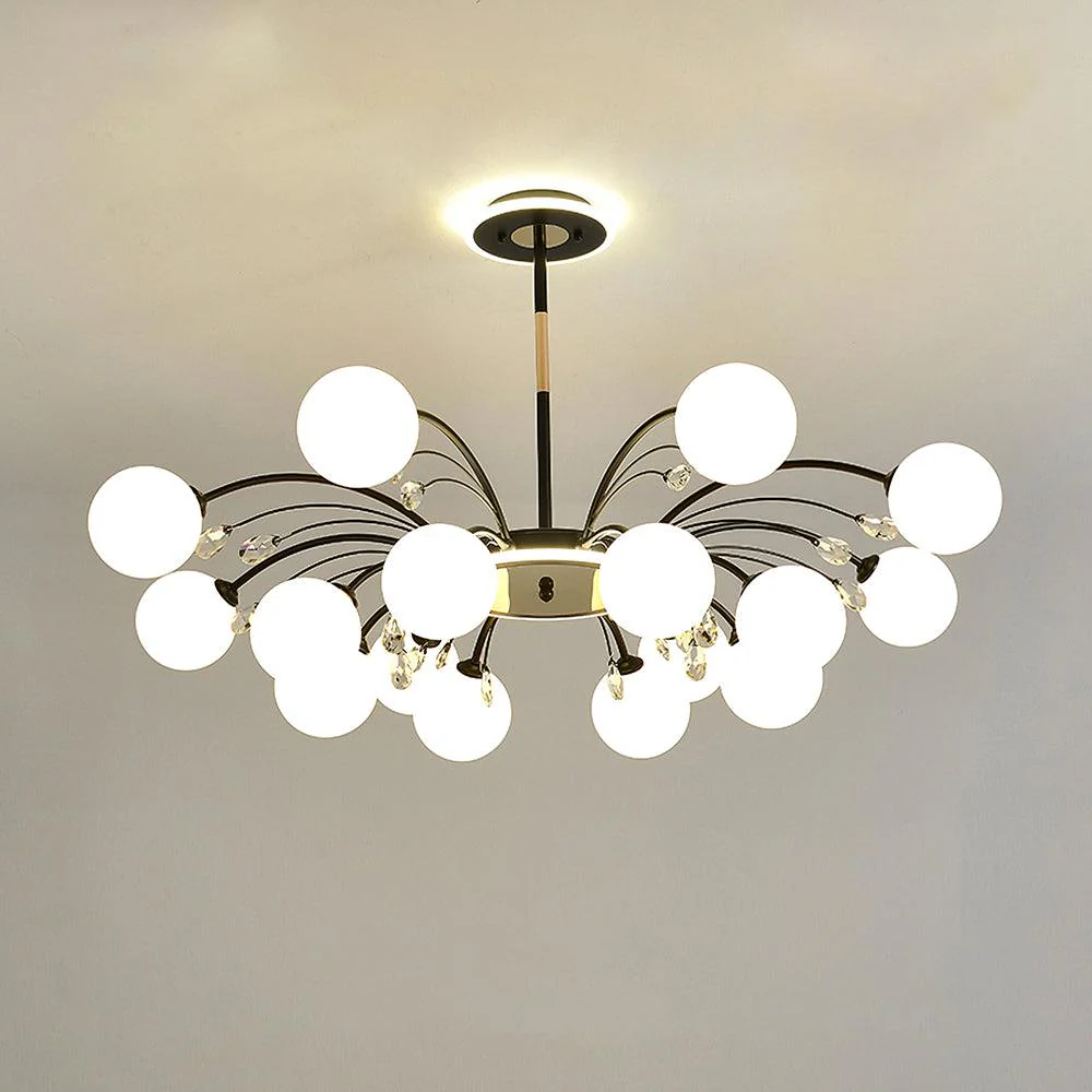 Glamorous Glass Raindrop Chandeliers - Image 18