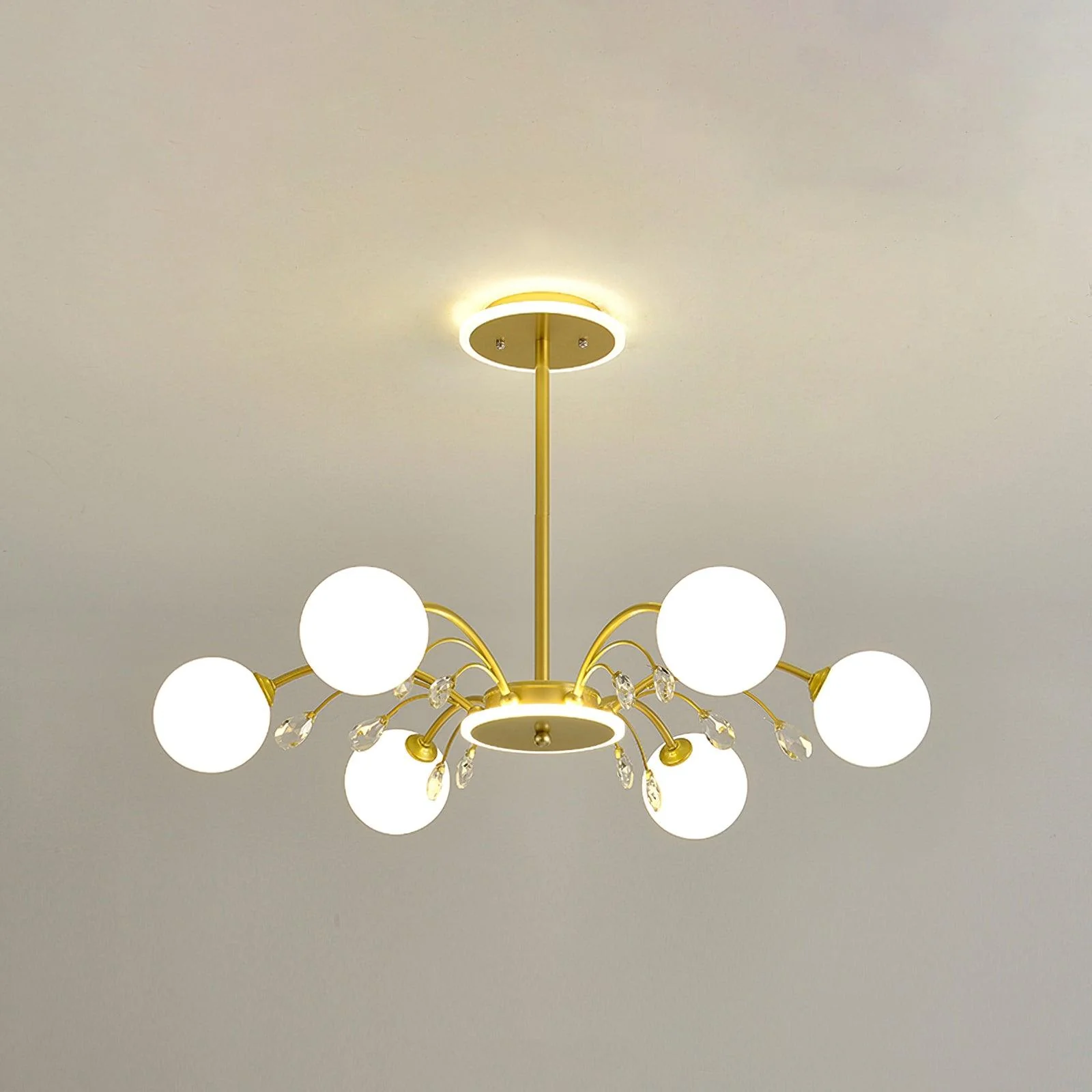 Glamorous Glass Raindrop Chandeliers - Image 19