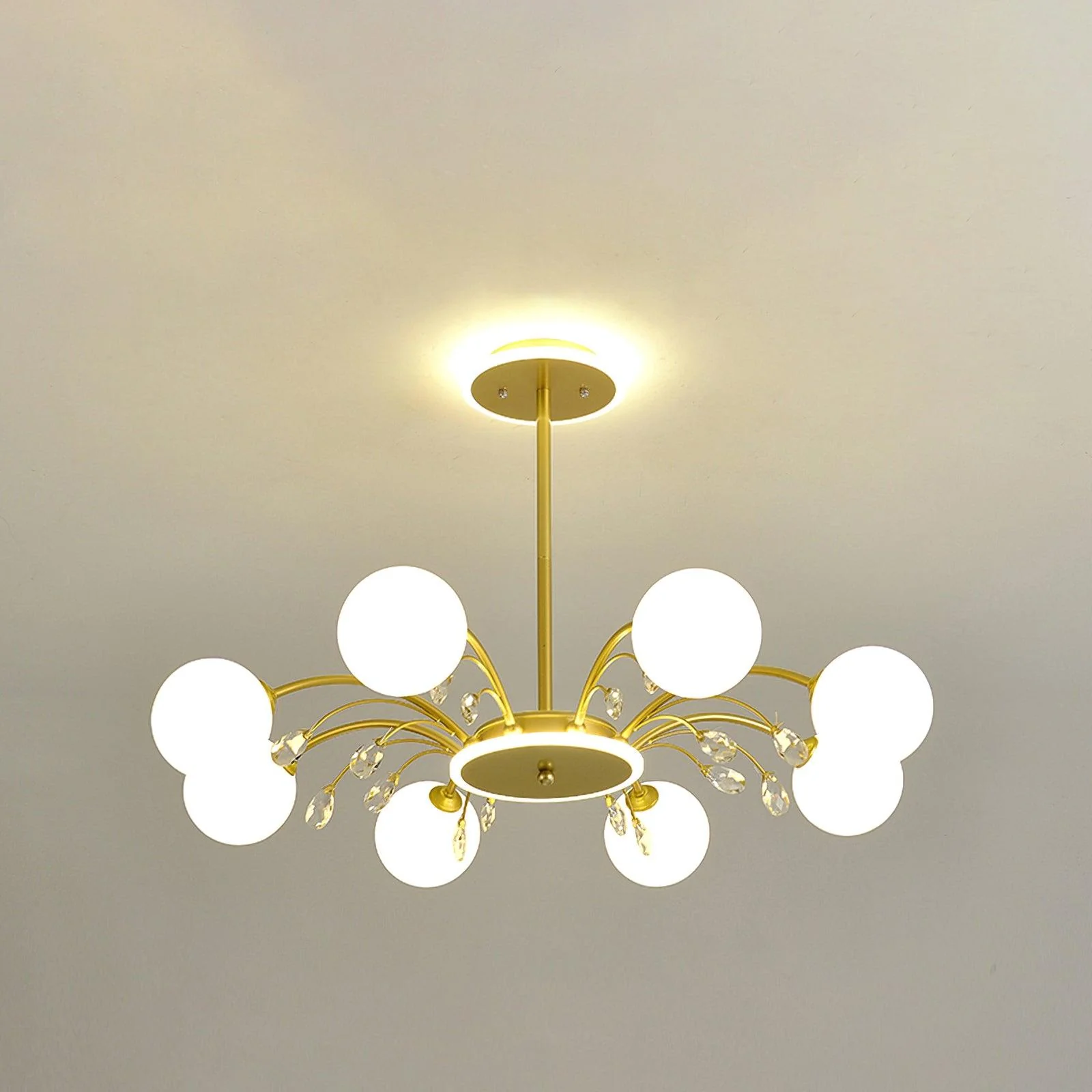 Glamorous Glass Raindrop Chandeliers - Image 20