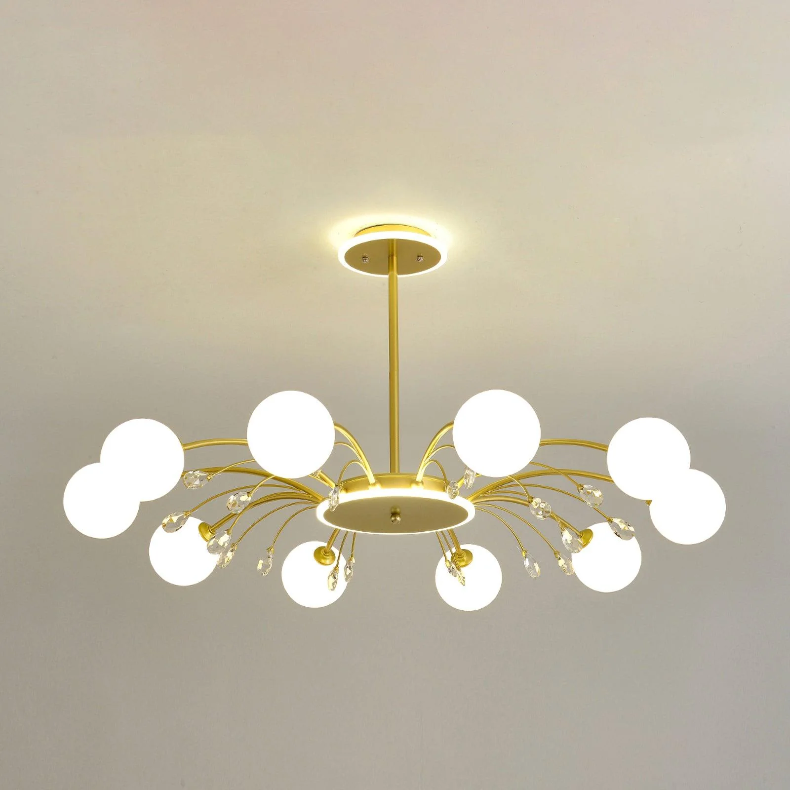 Glamorous Glass Raindrop Chandeliers - Image 21