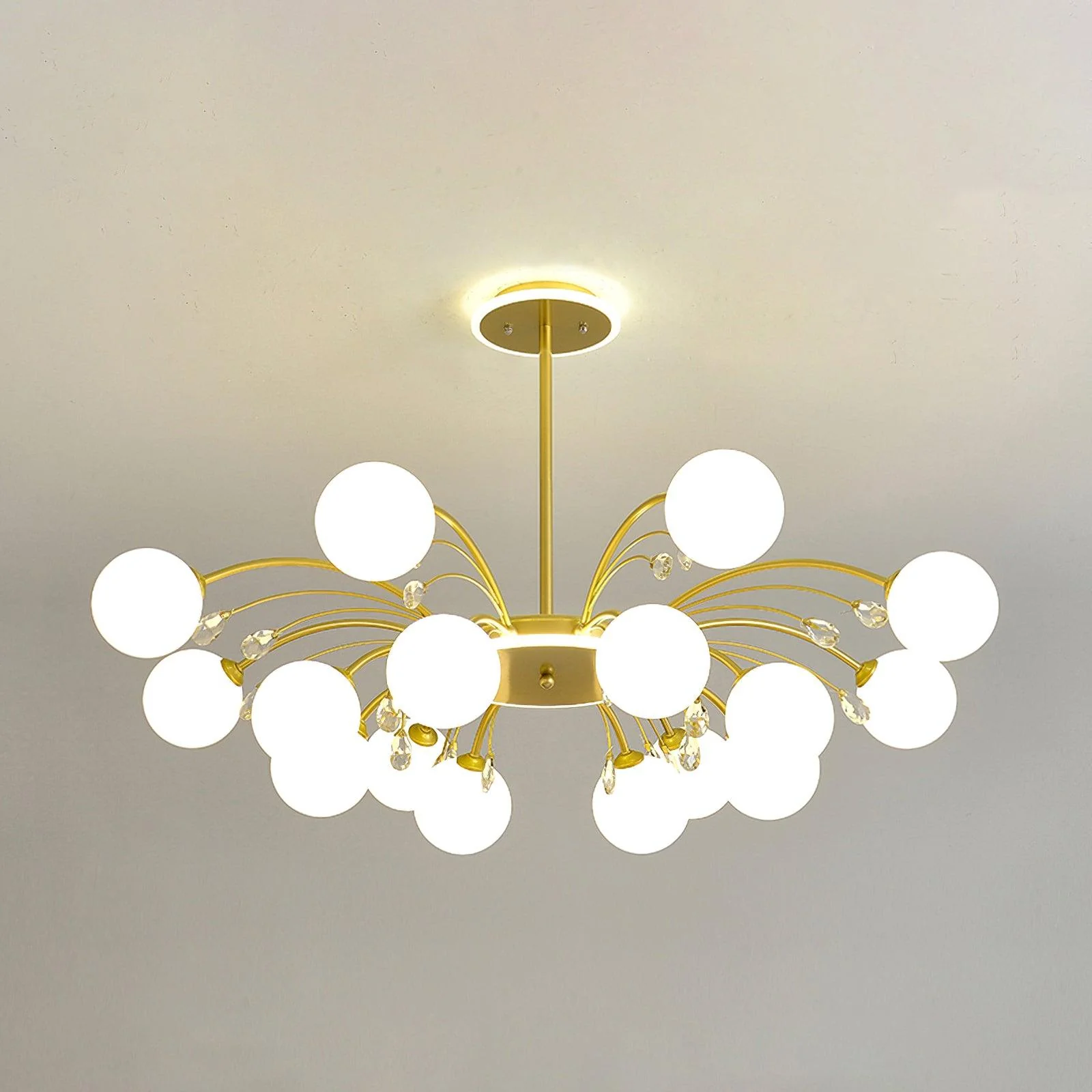 Glamorous Glass Raindrop Chandeliers - Image 23
