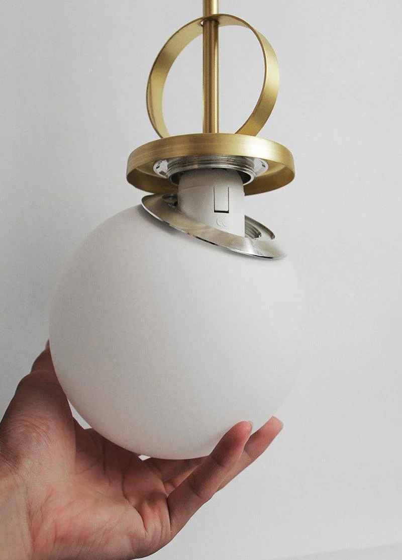 Glass Ball Pendant Lamp - Image 11