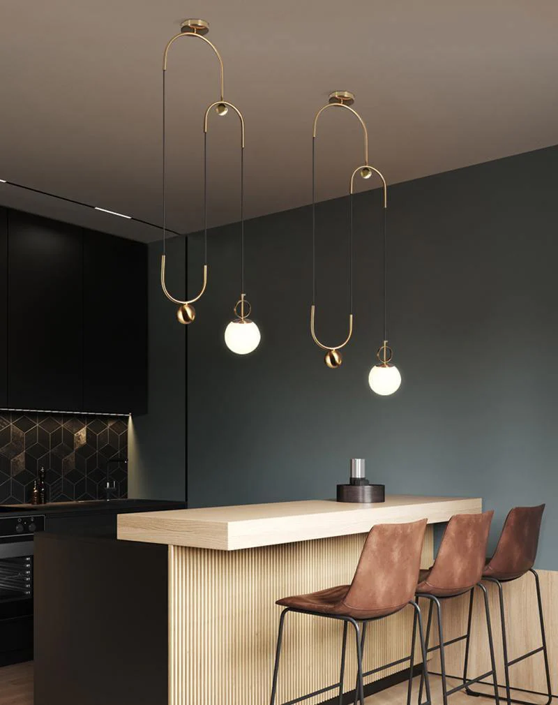 Glass Ball Pendant Lamp - Image 15