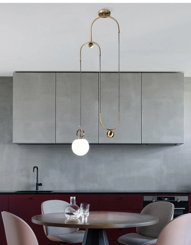Glass Ball Pendant Lamp - Image 4