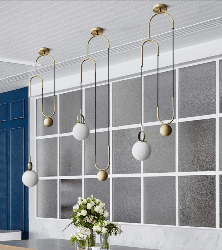 Glass Ball Pendant Lamp - Image 5
