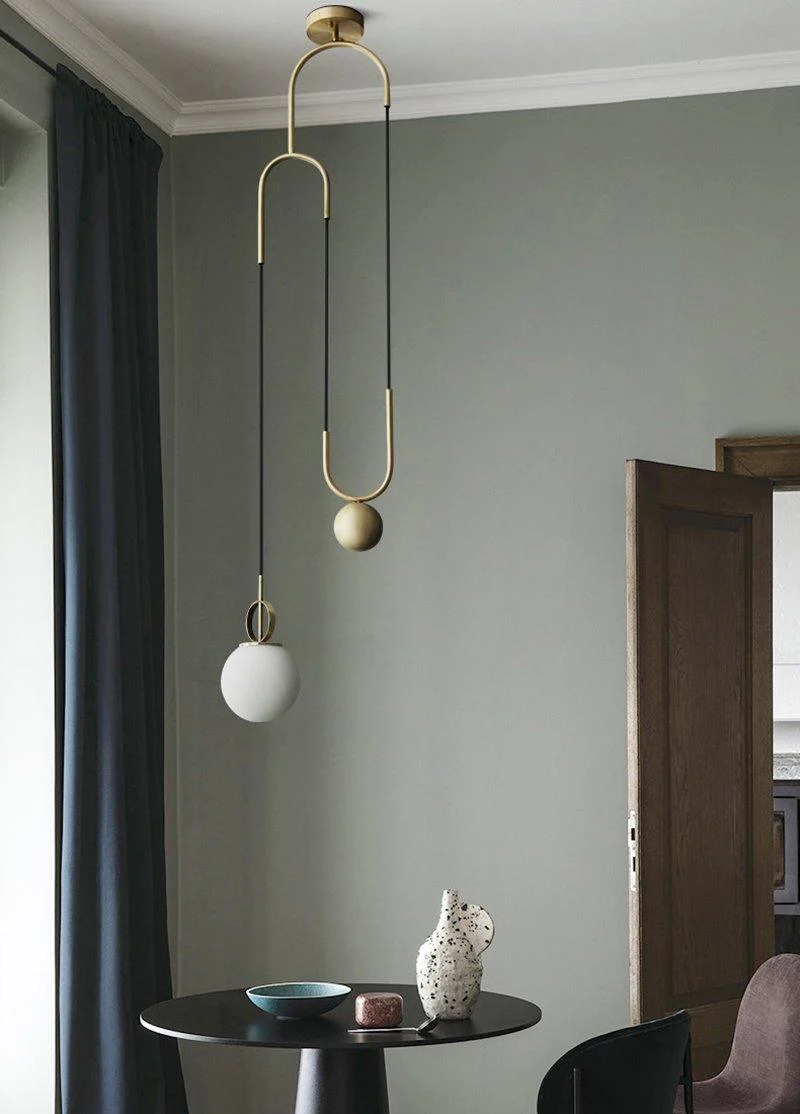 Glass Ball Pendant Lamp - Image 9