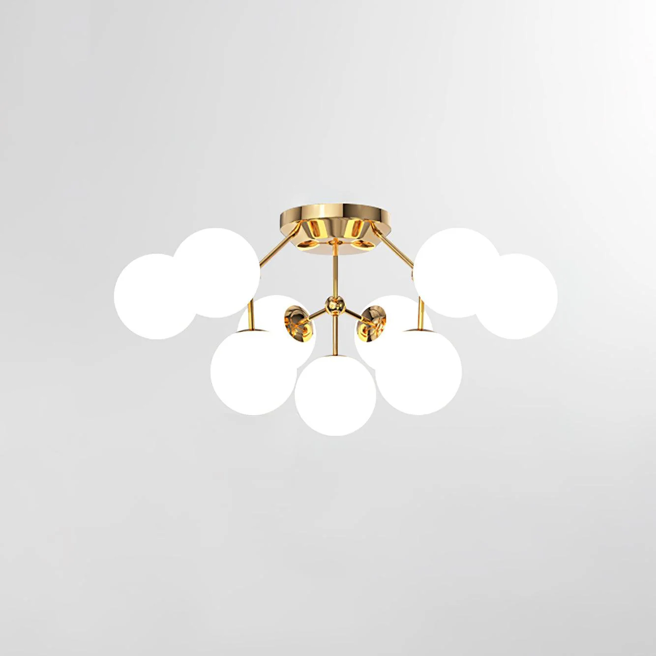Glass Balls Cluster Ceiling Lamp - Image 18