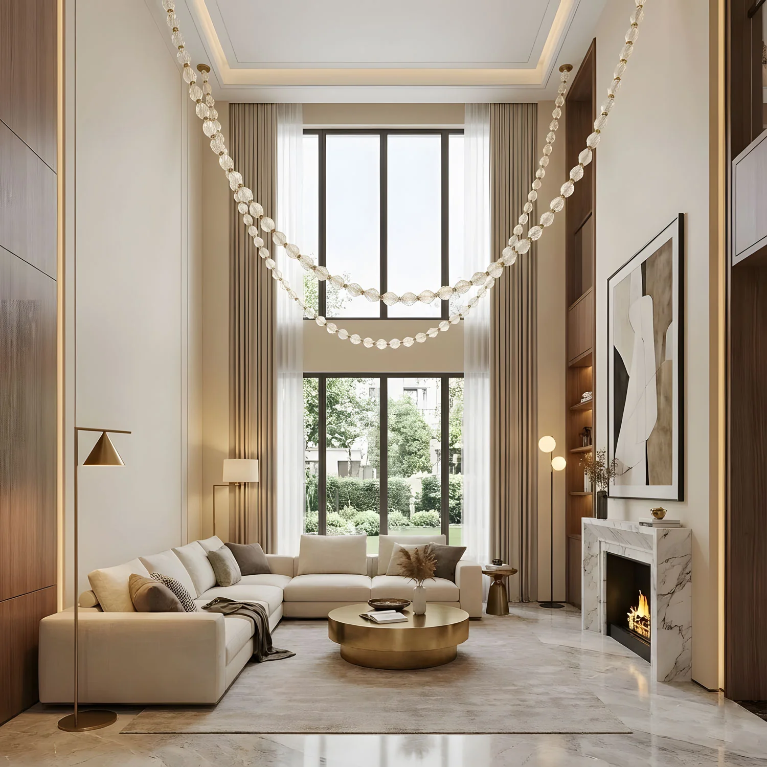 Chains Chandelier - Image 8