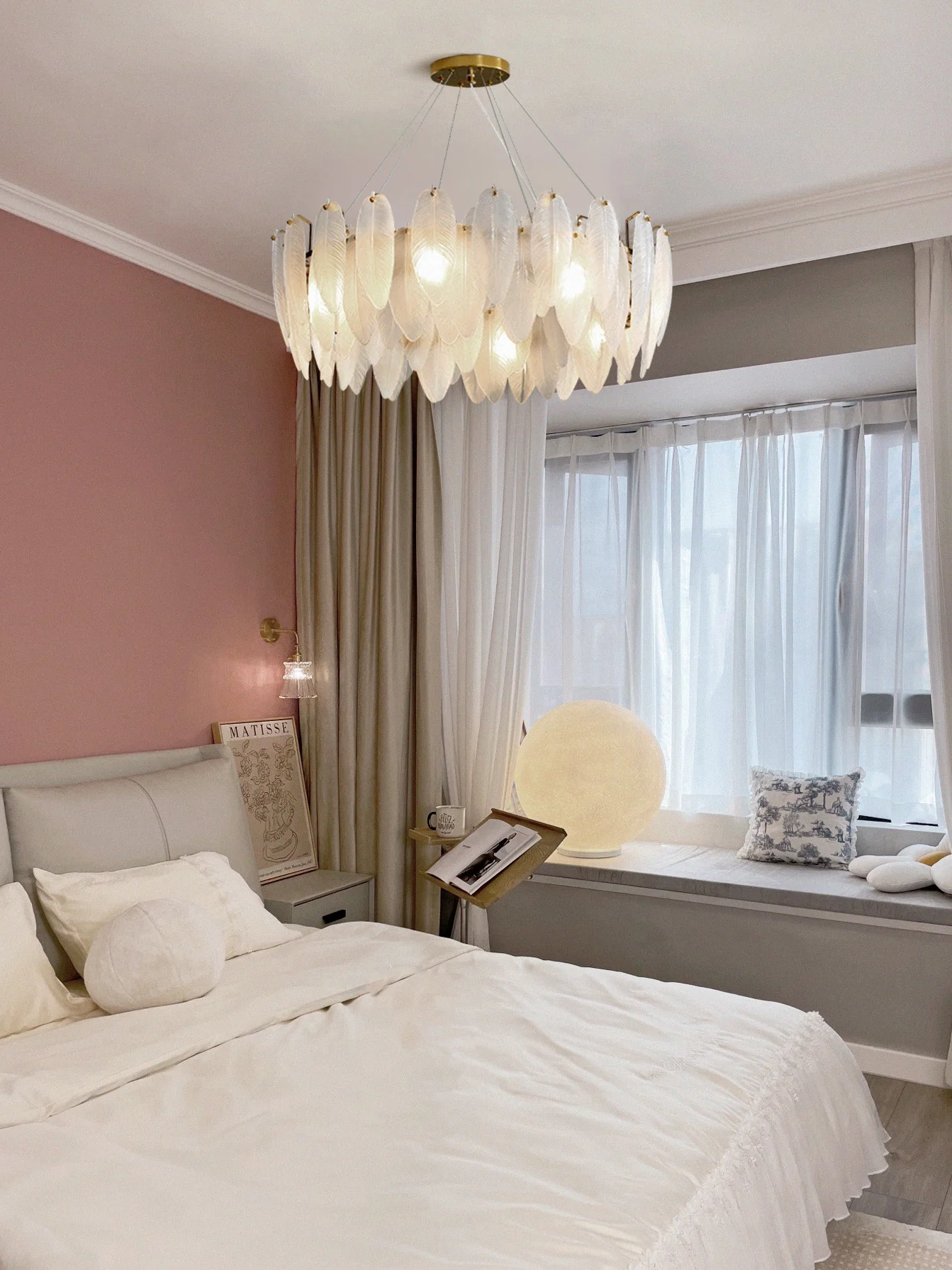 Glass Feather Chandelier - Image 50