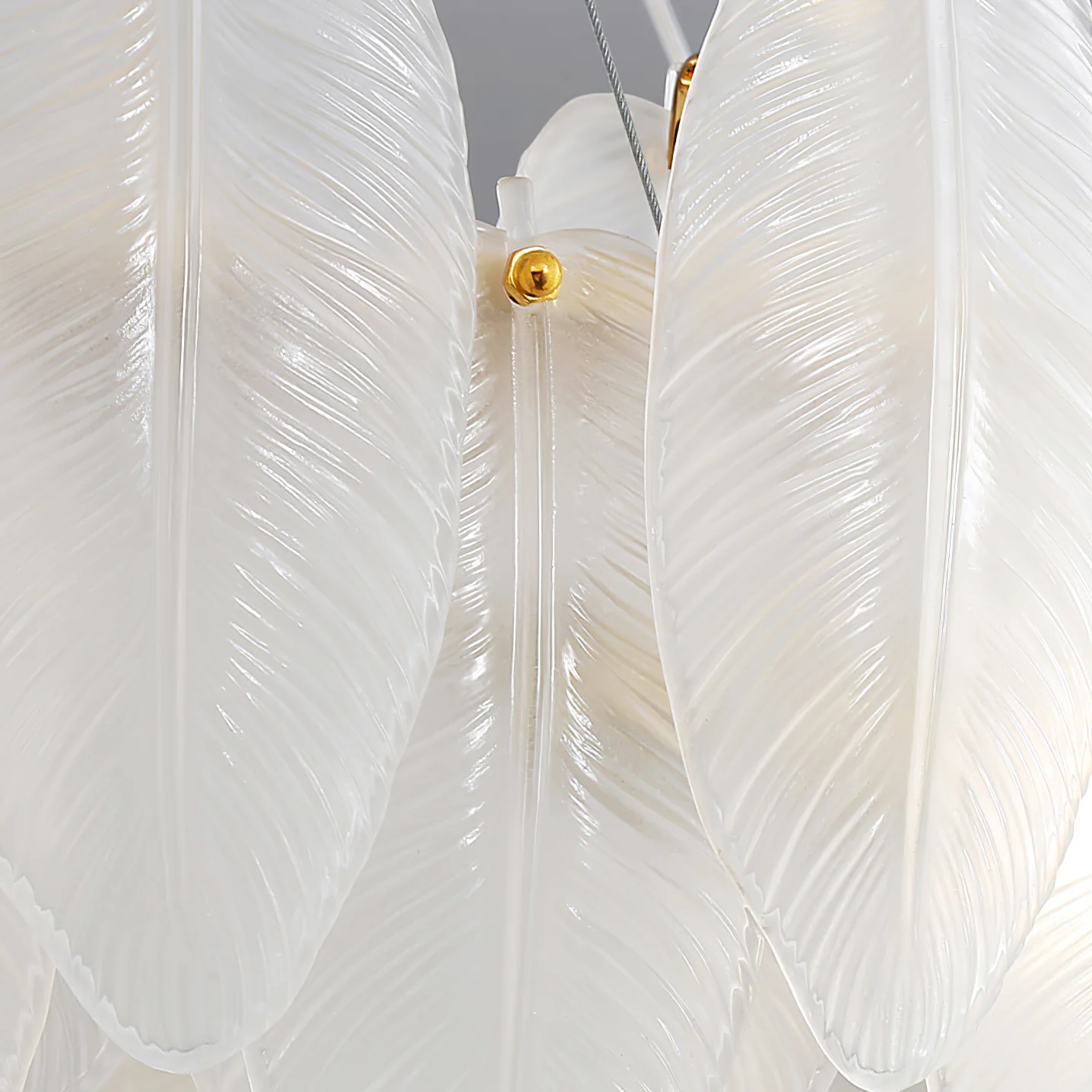 Glass Feather Chandelier - Image 55