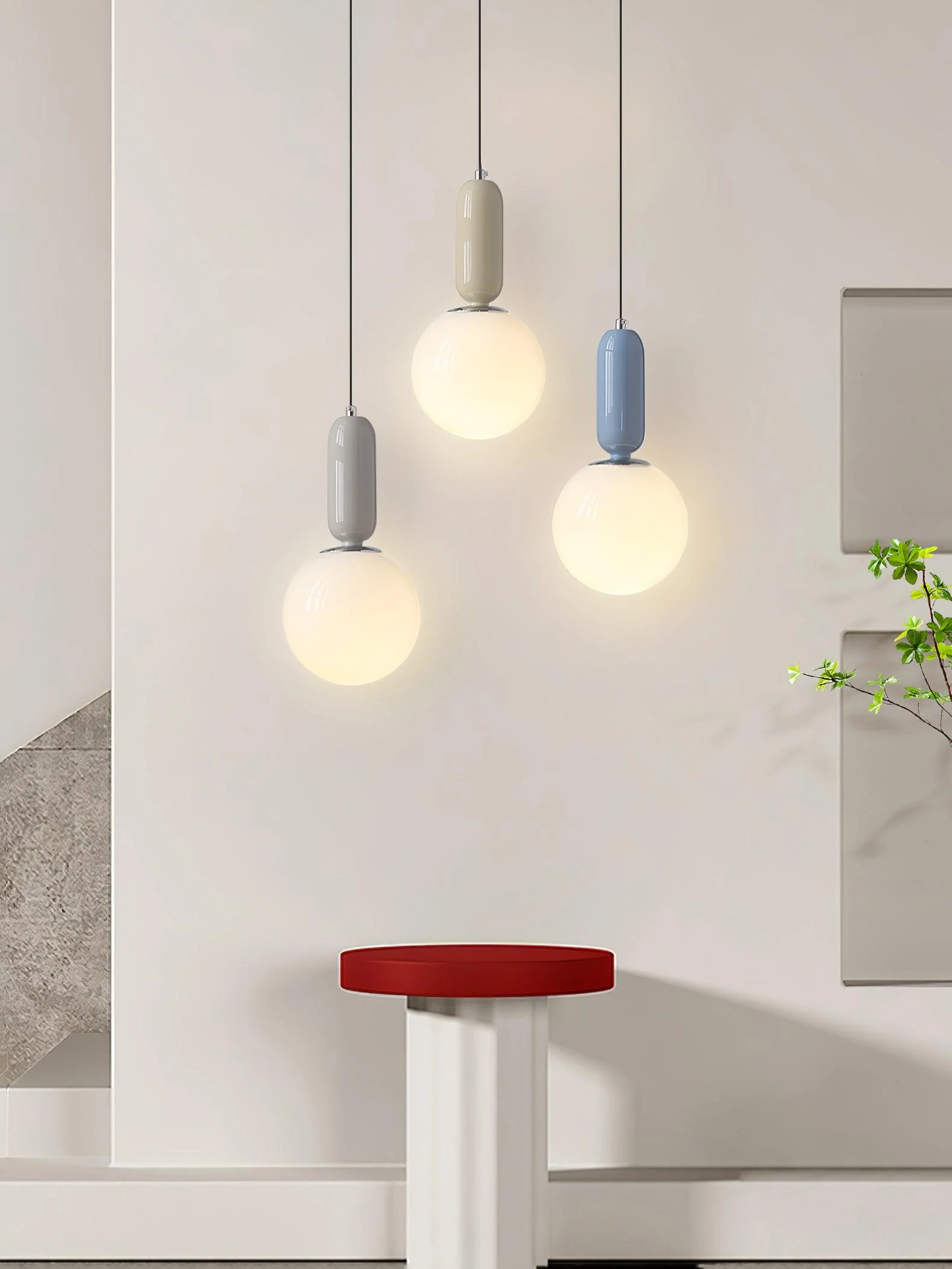 Glass Globe Ball Pendant Light - Image 9