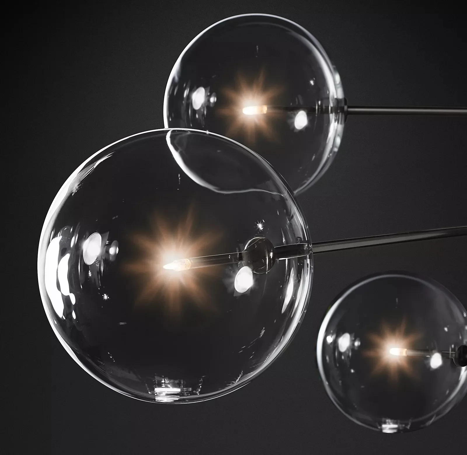 Glass Globe Mobile Chandelier - Image 32
