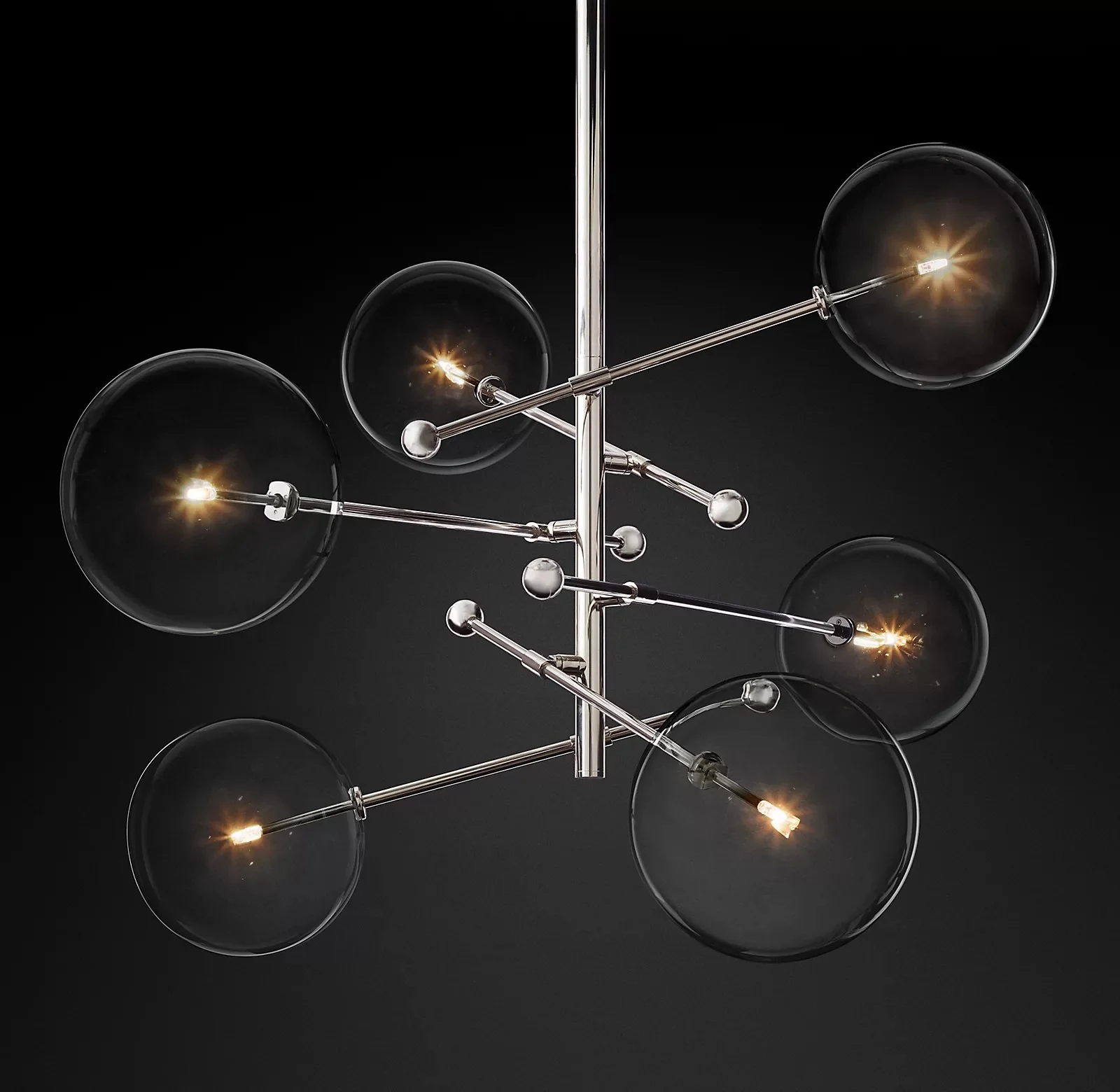 Glass Globe Mobile Chandelier - Image 50