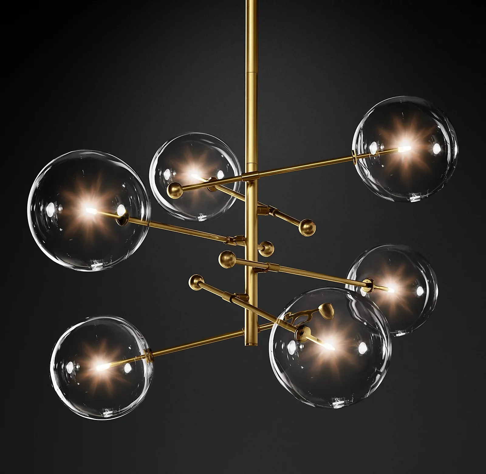 Glass Globe Mobile Chandelier - Image 52