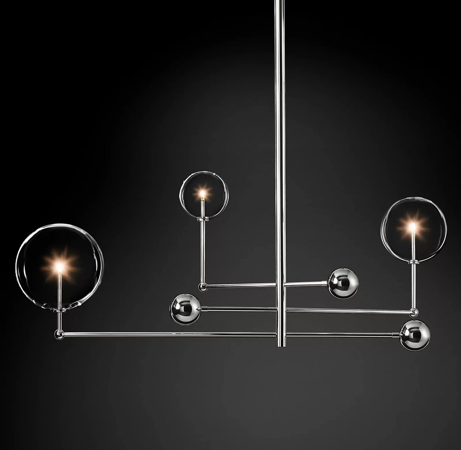 Glass Globe Mobile Chandelier - Image 58