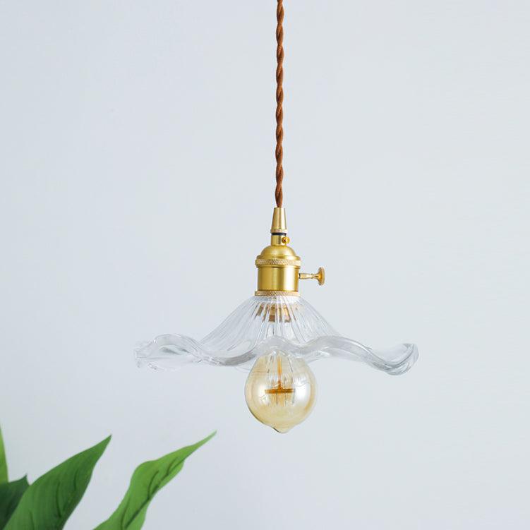 Glass Hibiscus Flower Swag Light - Image 12