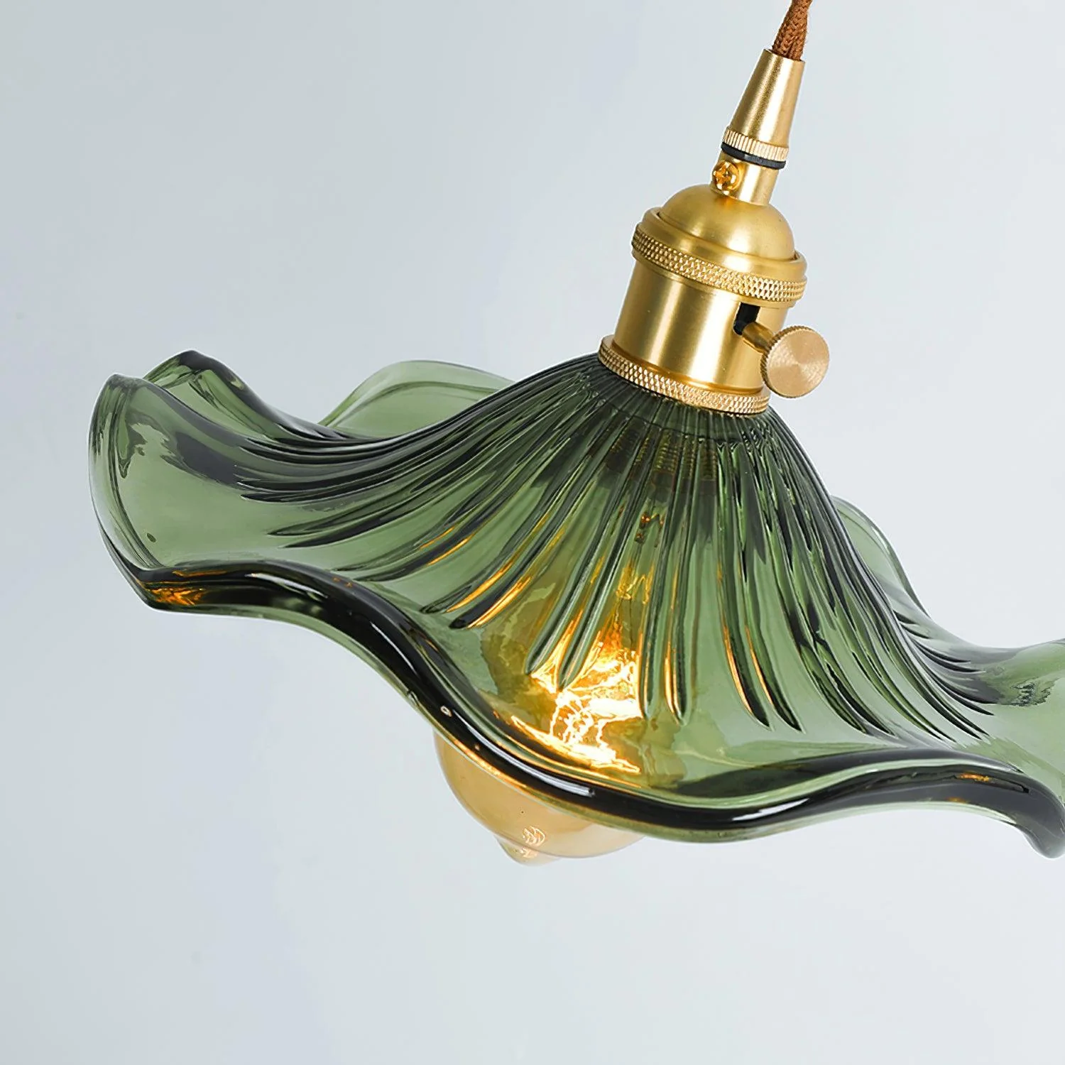 Glass Hibiscus Flower Swag Light - Image 25