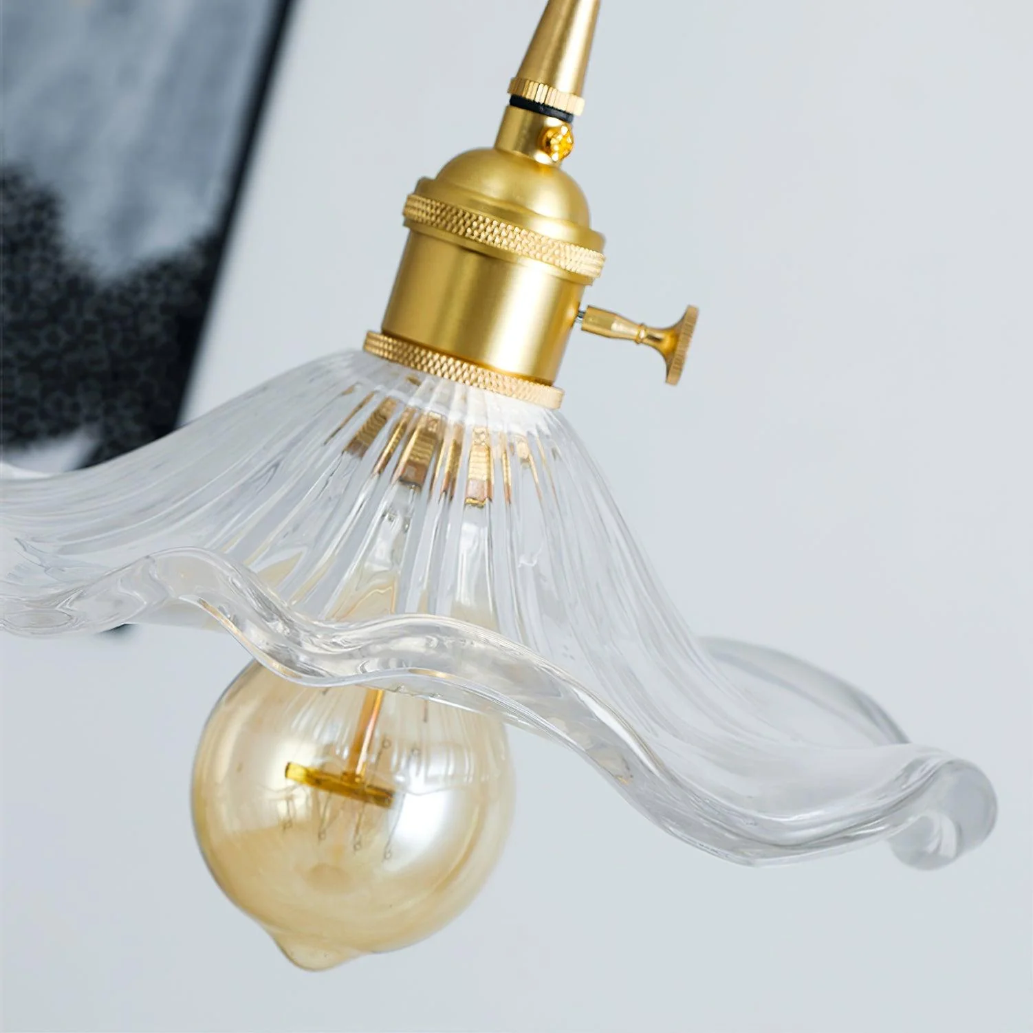 Glass Hibiscus Flower Swag Light - Image 30