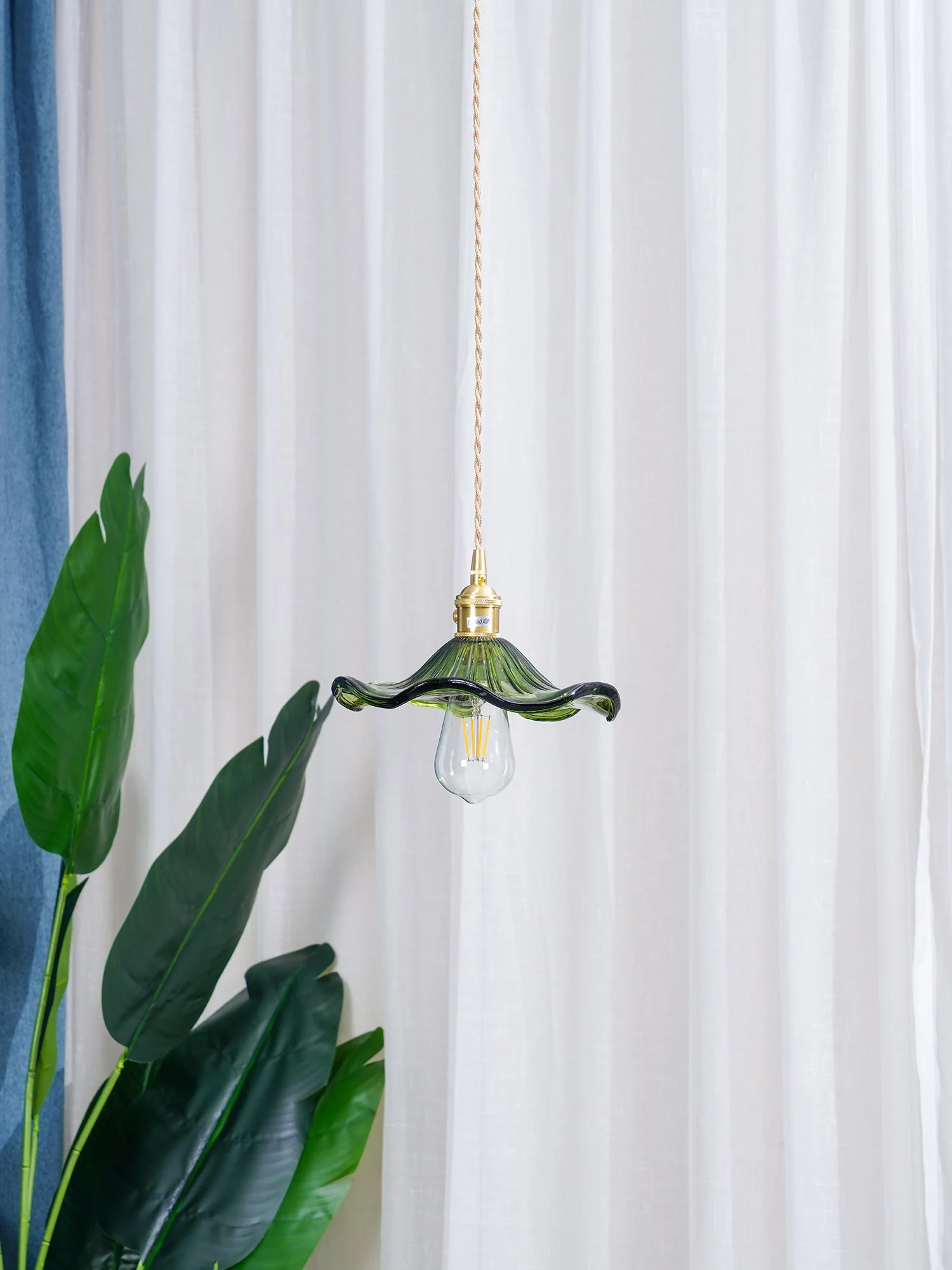 Glass Hibiscus Flower Swag Light - Image 34