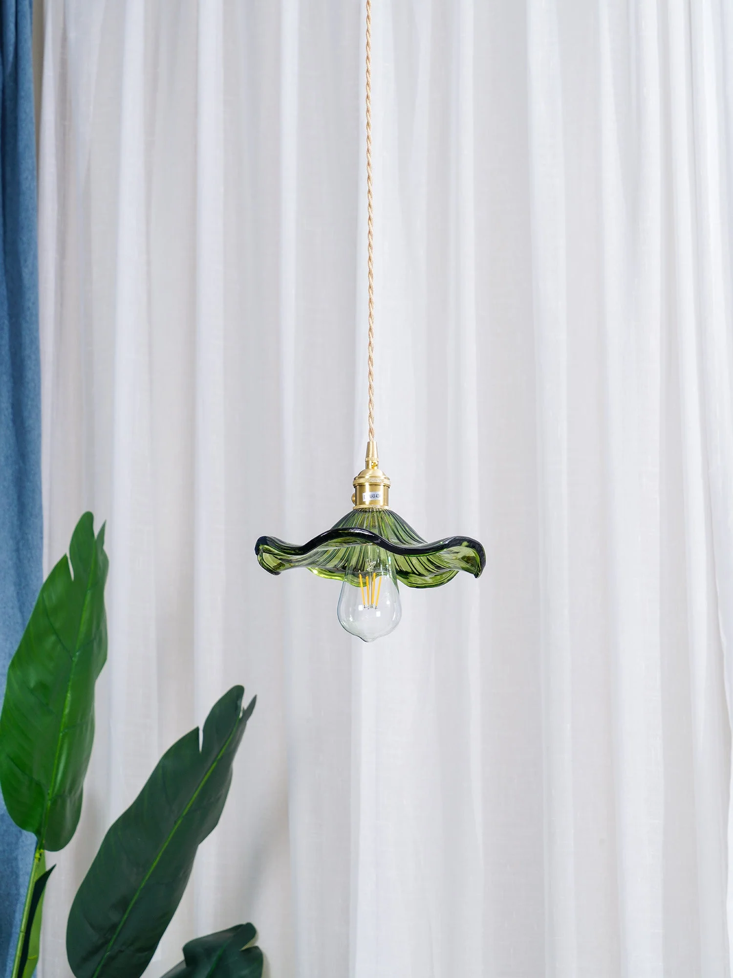 Glass Hibiscus Flower Swag Light - Image 39