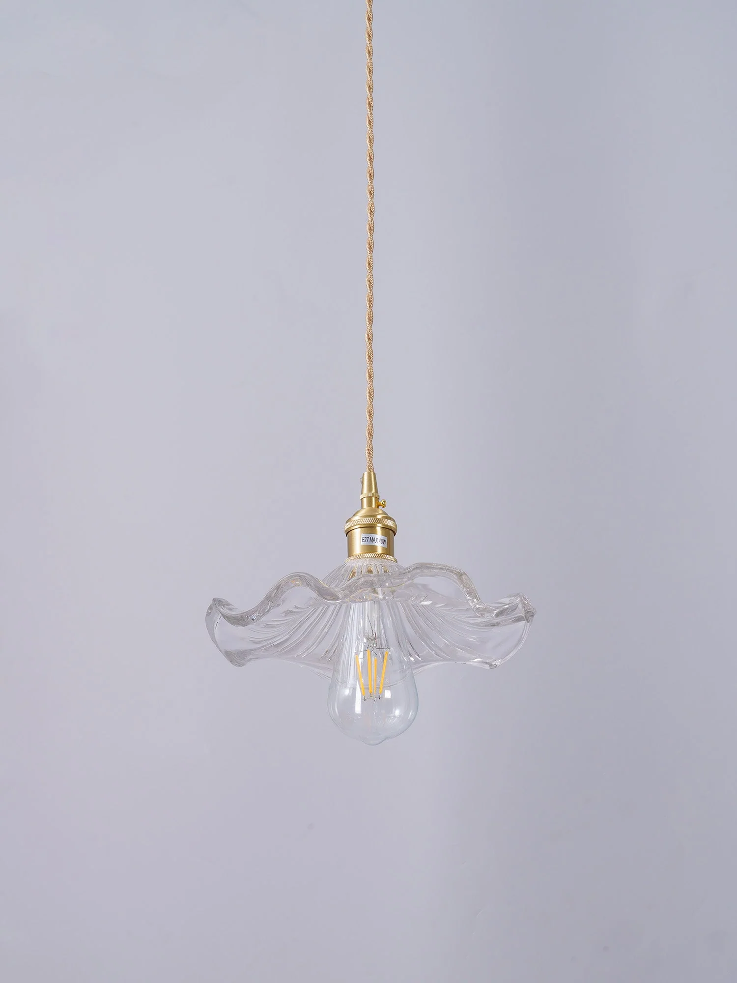Glass Hibiscus Flower Swag Light - Image 42