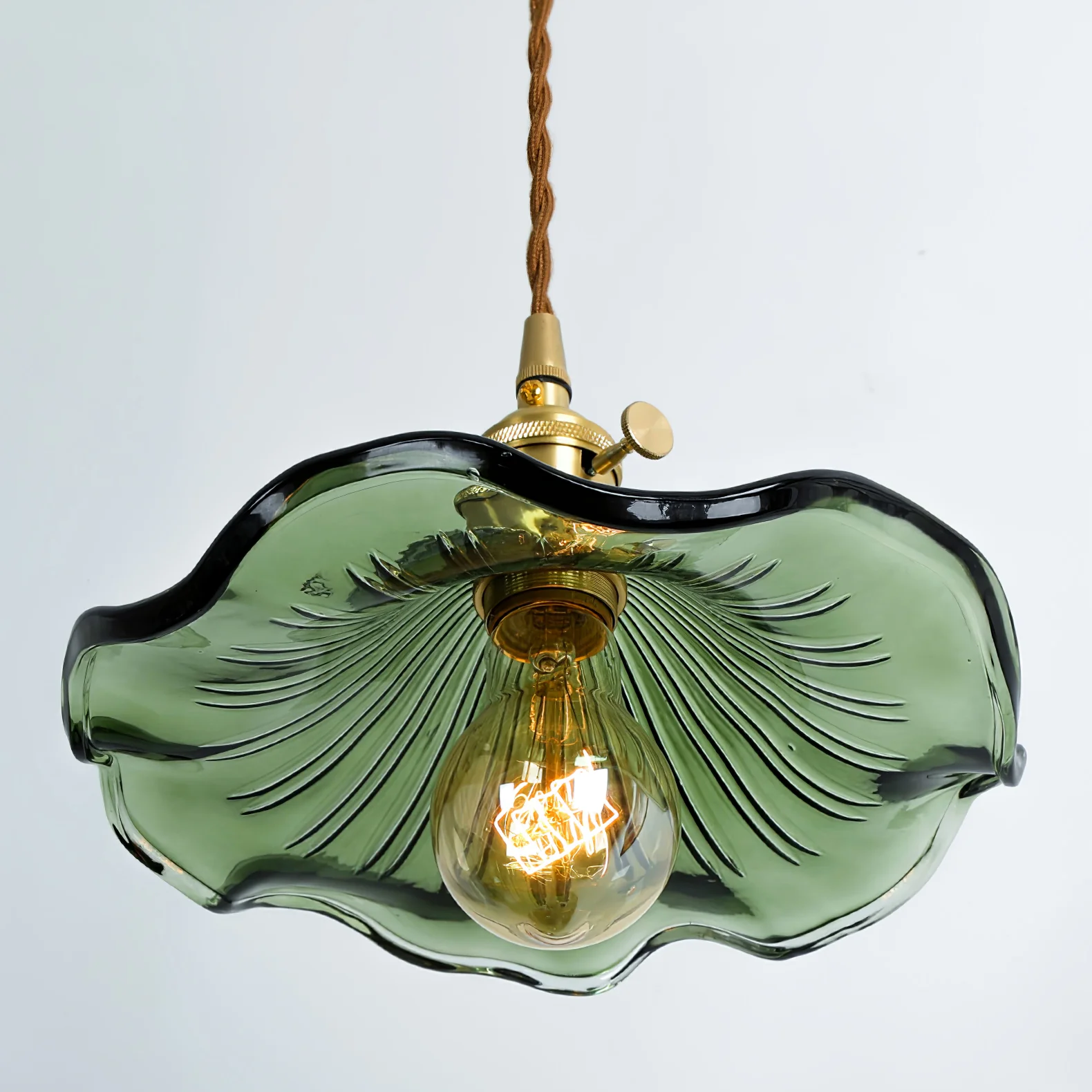 Glass Hibiscus Flower Swag Light - Image 43