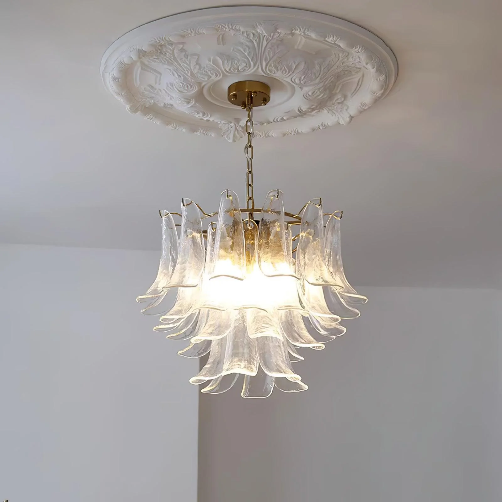 Murano Glass Leaf Chandelier - Image 67