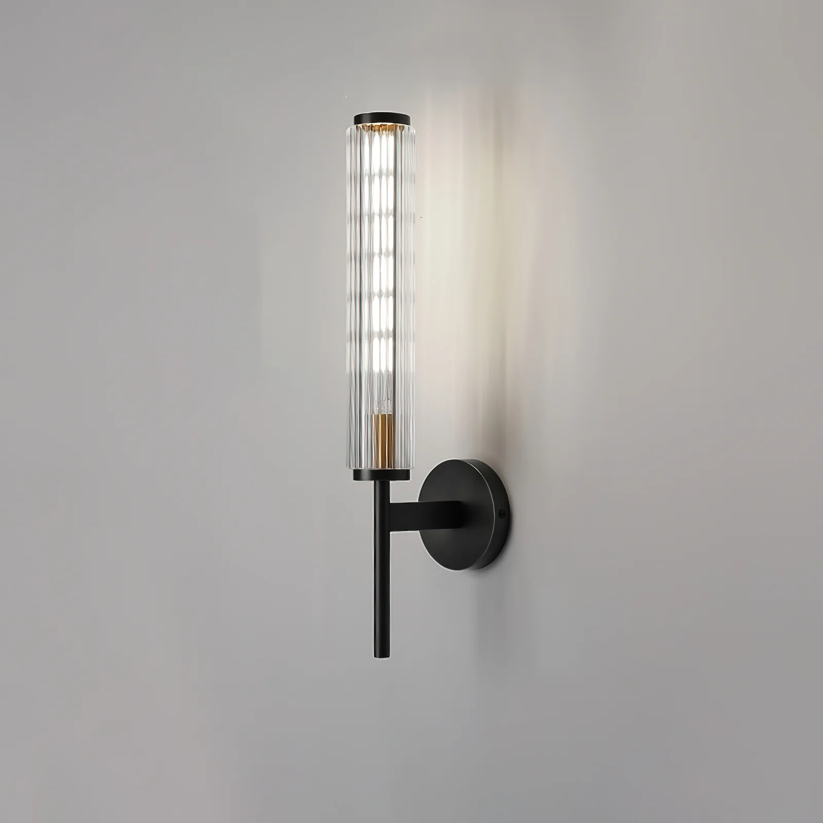 Glass Linear Brass Wall Light - Image 16