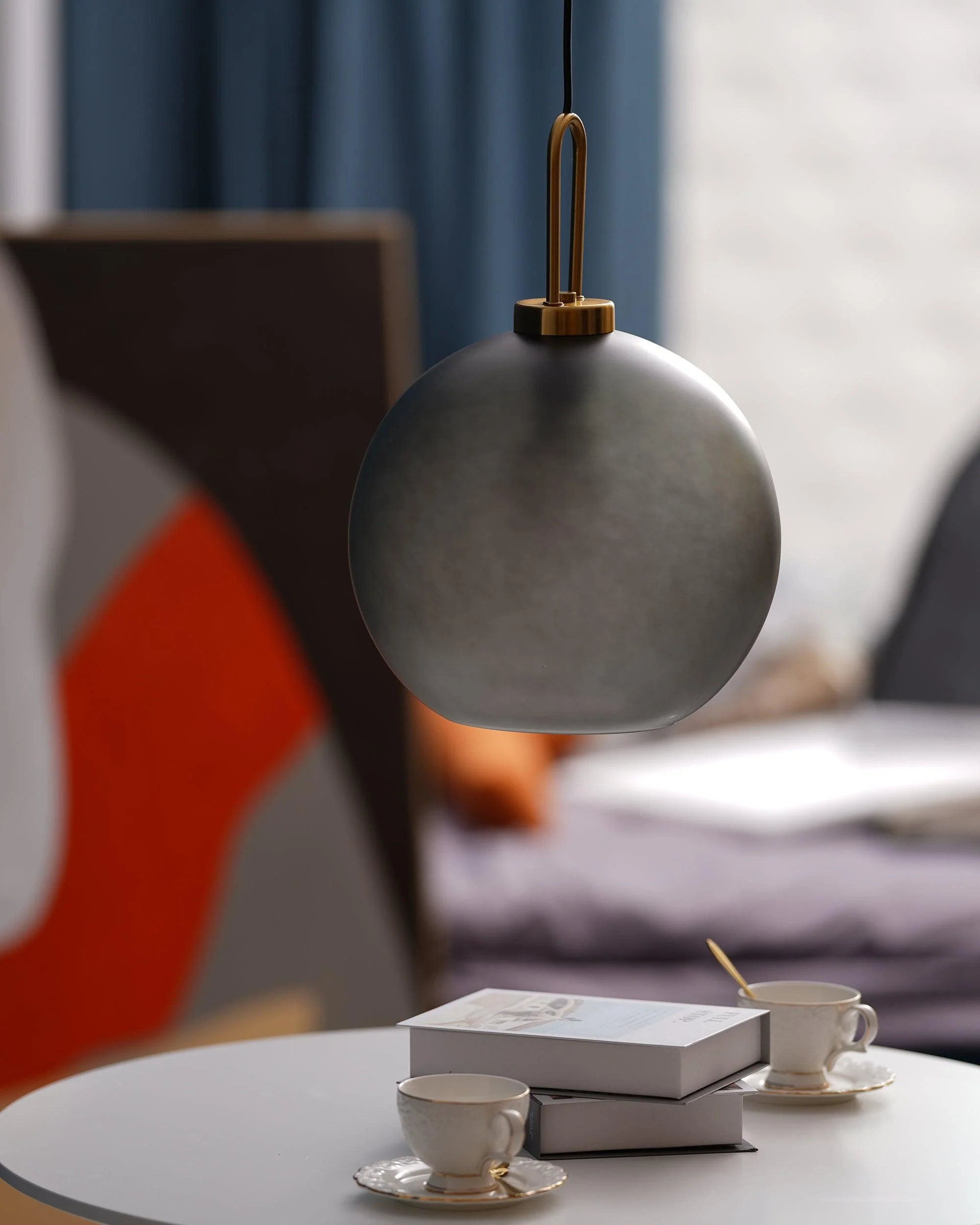Glass Pendant Swag Light - Image 19