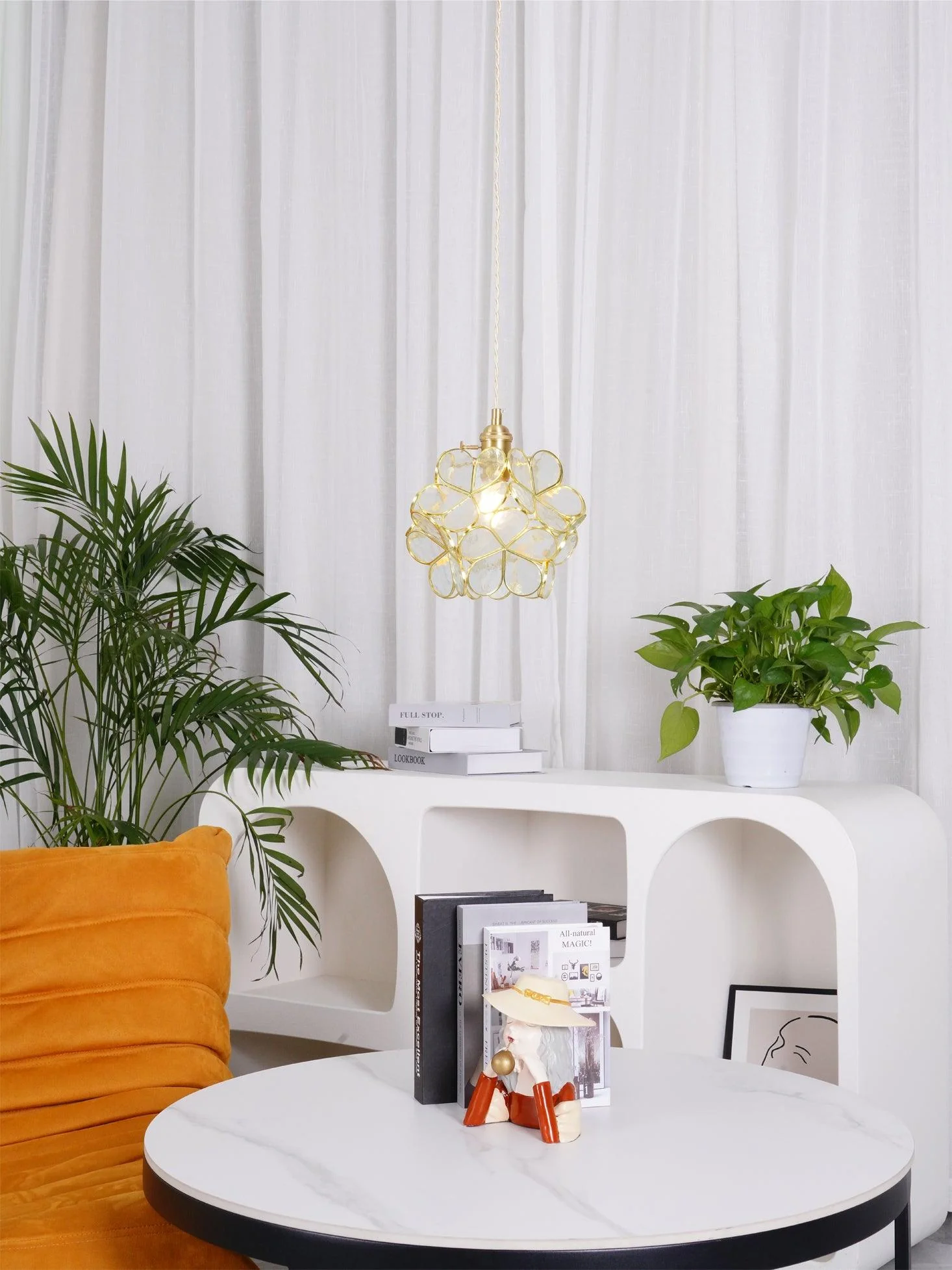 Glass Petal Pendant Light - Image 19