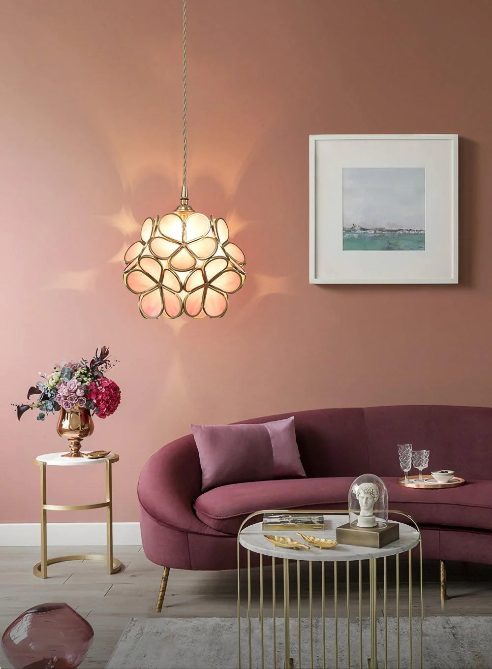 Glass Petal Pendant Light - Image 27