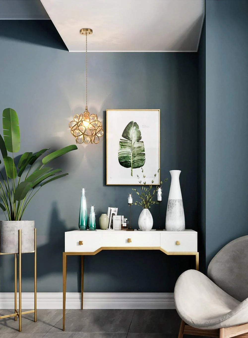 Glass Petal Pendant Light - Image 28