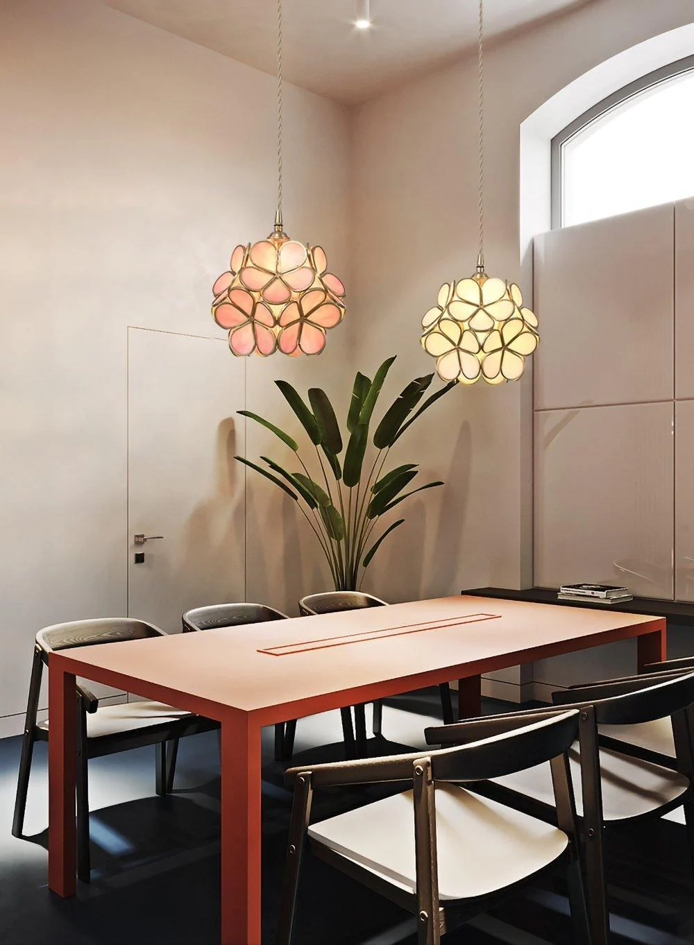 Glass Petal Pendant Light - Image 3