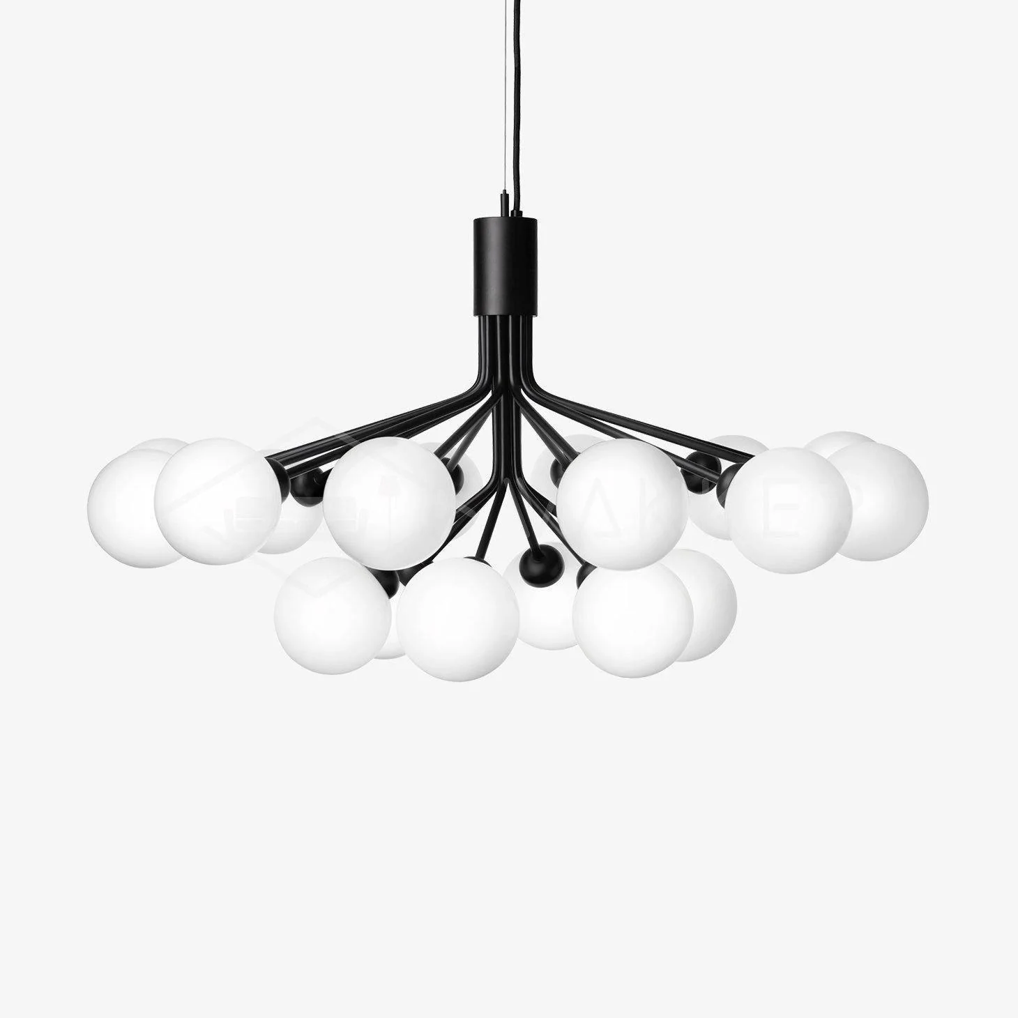 Glass Sphere Cluster Chandelier - Image 12
