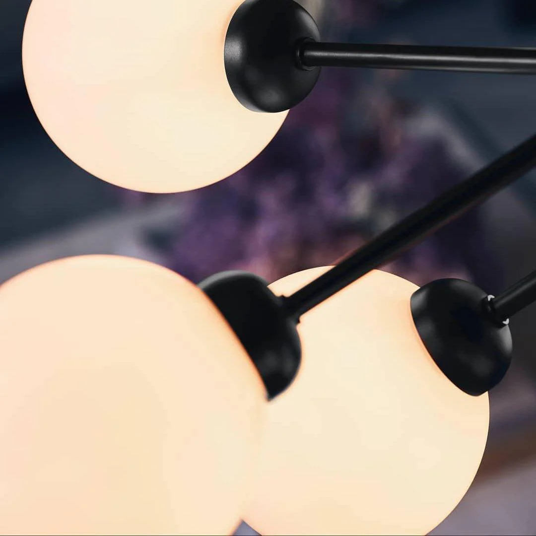 Glass Sphere Cluster Chandelier - Image 34