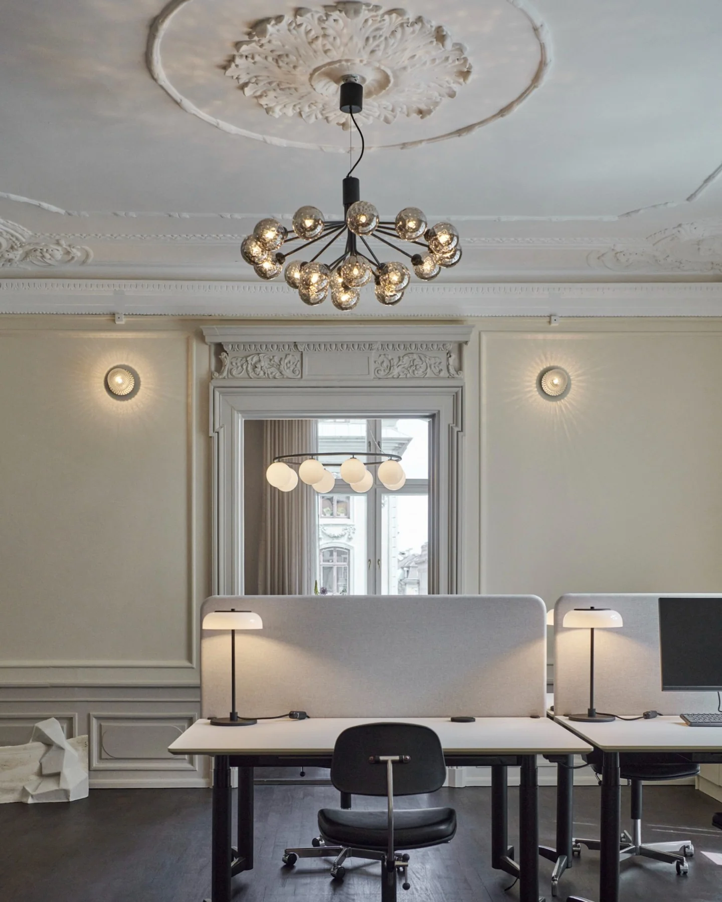 Glass Sphere Cluster Chandelier - Image 35