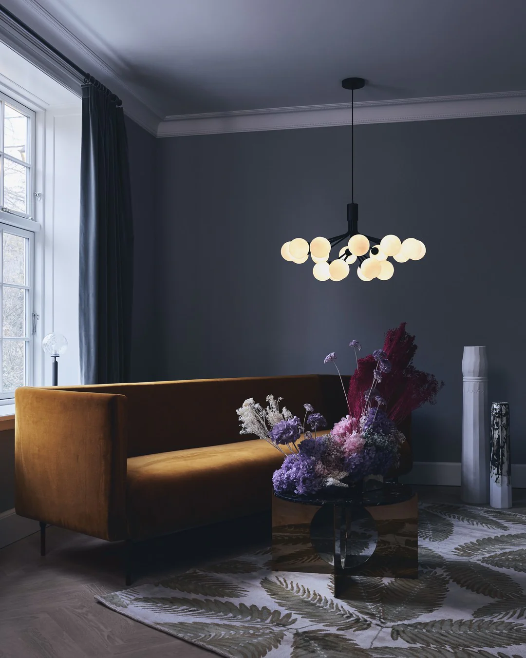 Glass Sphere Cluster Chandelier - Image 47