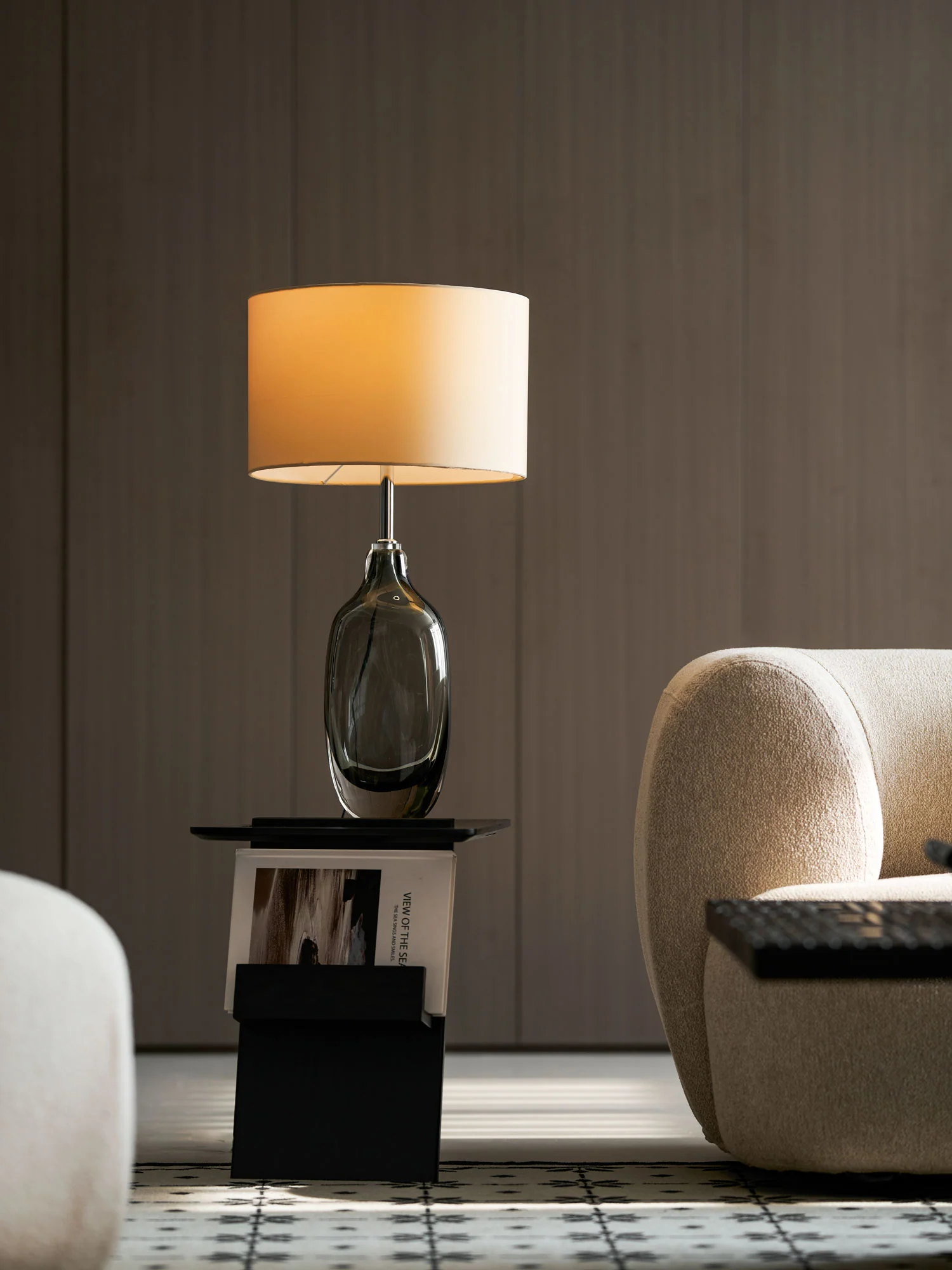 Glazed Crystal Table Lamp - Image 6