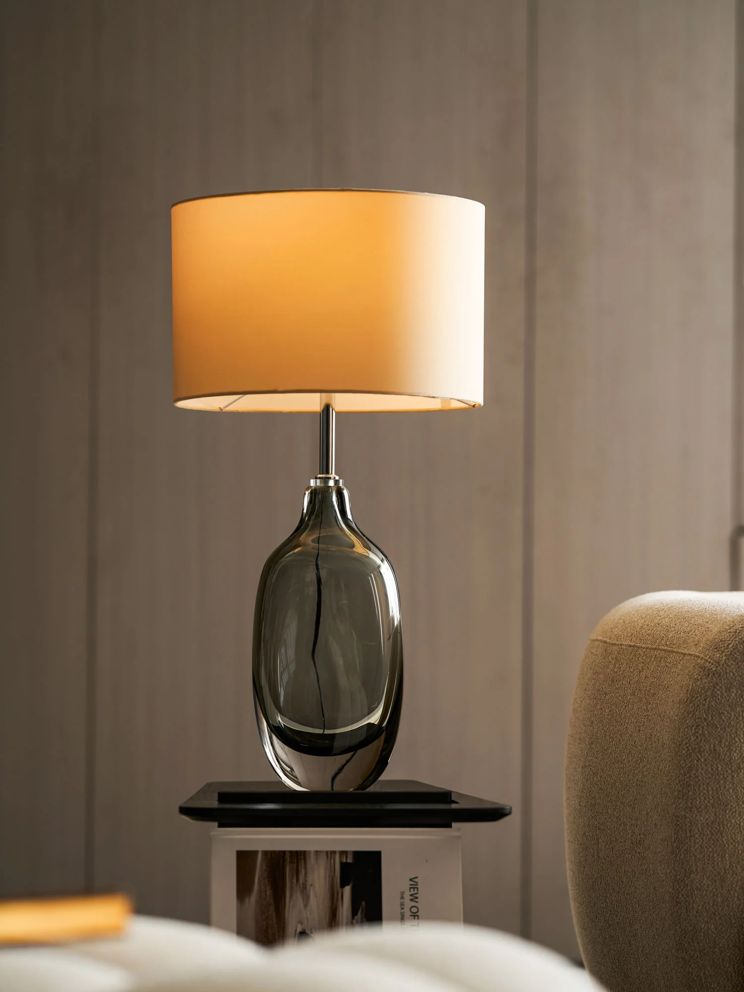 Glazed Crystal Table Lamp - Image 7
