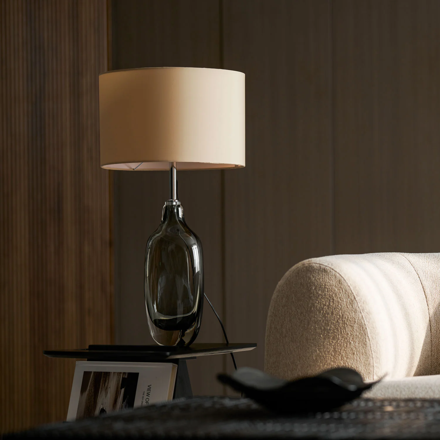 Glazed Crystal Table Lamp - Image 8