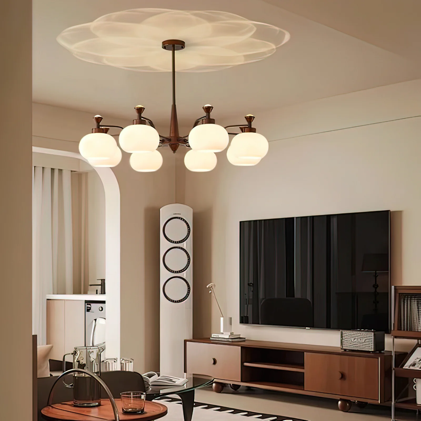 Globe Spotlight Chandelier - Image 14