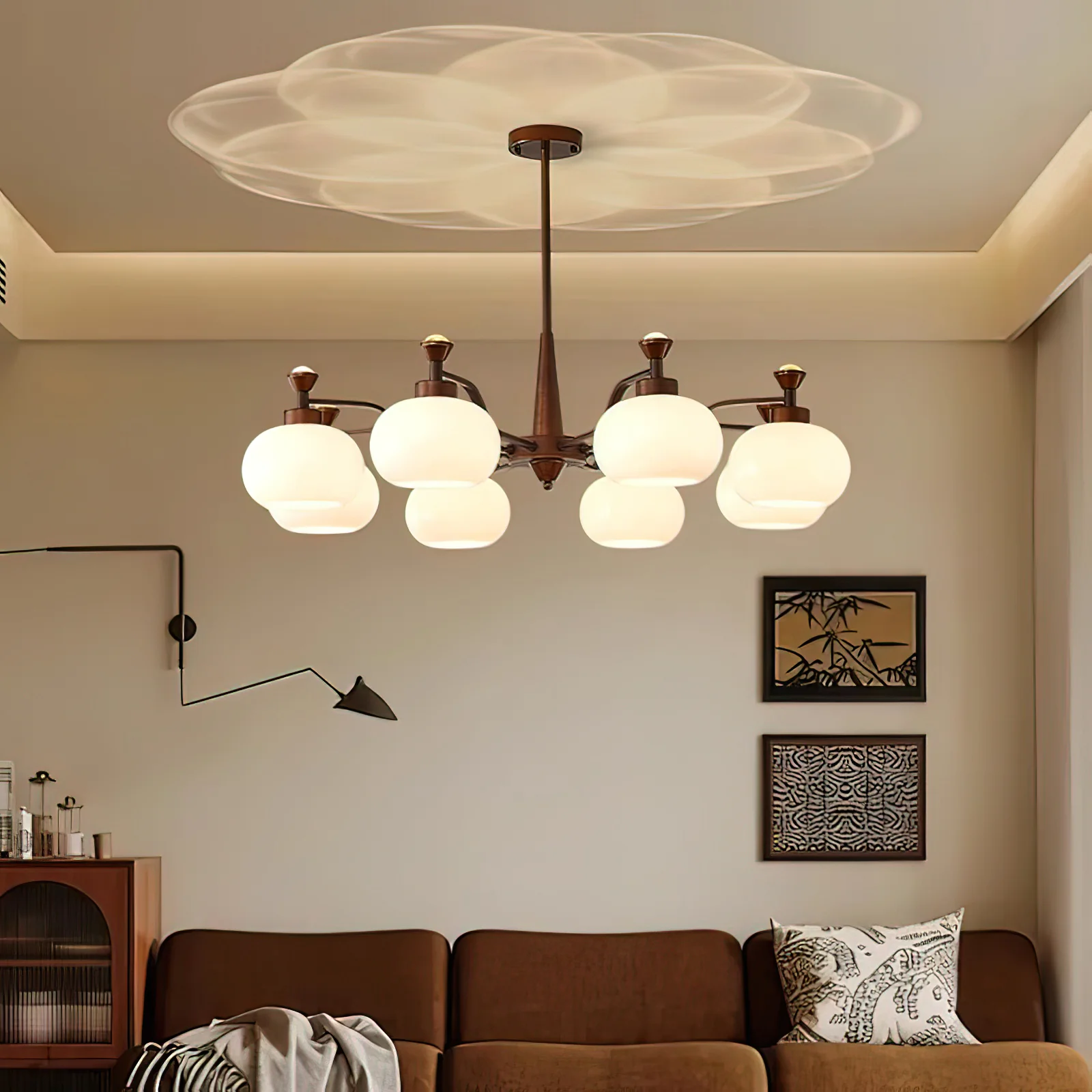 Globe Spotlight Chandelier - Image 9